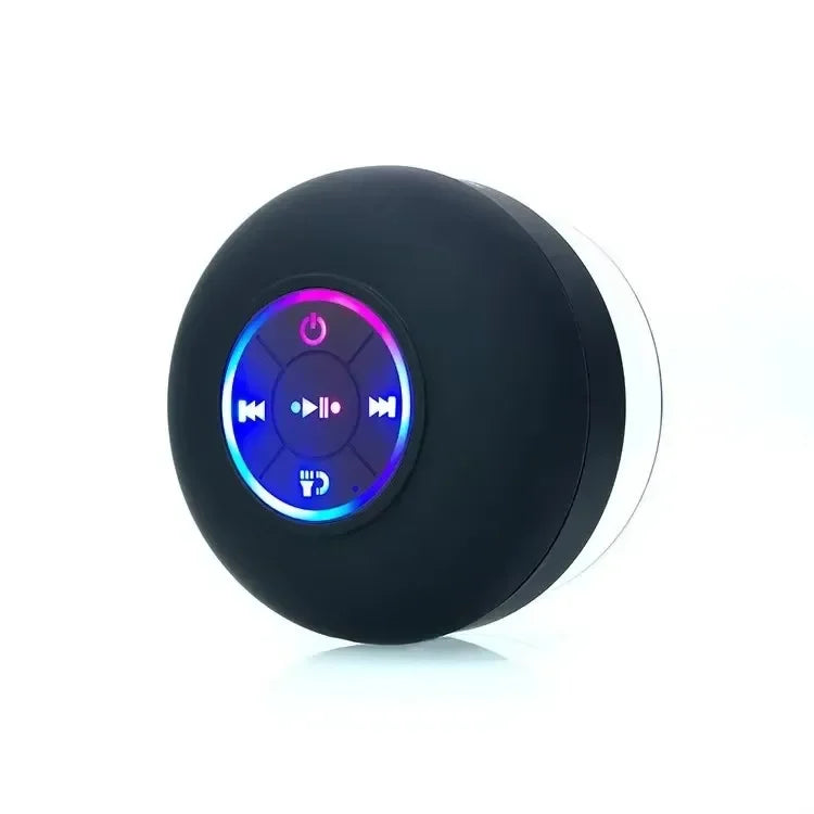 2025 Waterproof Wireless LED Bluetooth Speaker - Portable Outdoor Sports Stereo with Suction Cup