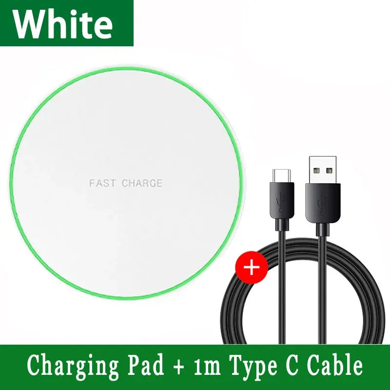 Wireless Charger Mobile Phone Chargers Pad - Fast Charging Dock Station