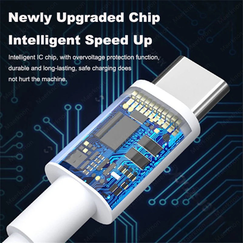 120W 10A Type C Cable - Super Fast Charging & Data Transfer Cable for Huawei, Xiaomi, Samsung, and More