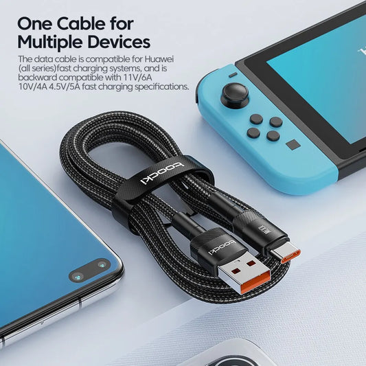 Toocki USB Type C Cable - Fast Charging and Data Transfer Cord for Multiple Devices