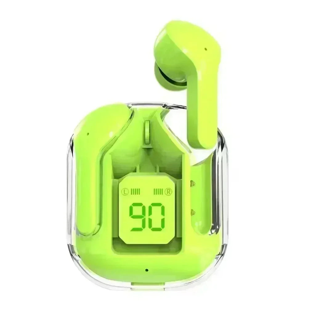 Original T2 Bluetooth Earbuds – Transparent Wireless Earbuds with HIFI Sound, Bluetooth 5.3, Fast Charging, and Long Battery Life