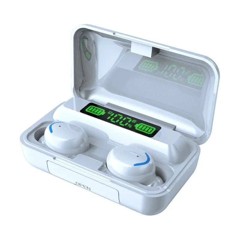 New F9 Bluetooth Headphones 9D Stereo High Bass Sport Earphones Handfree Touch Control Tws Wireless Earbuds Waterproof Headset