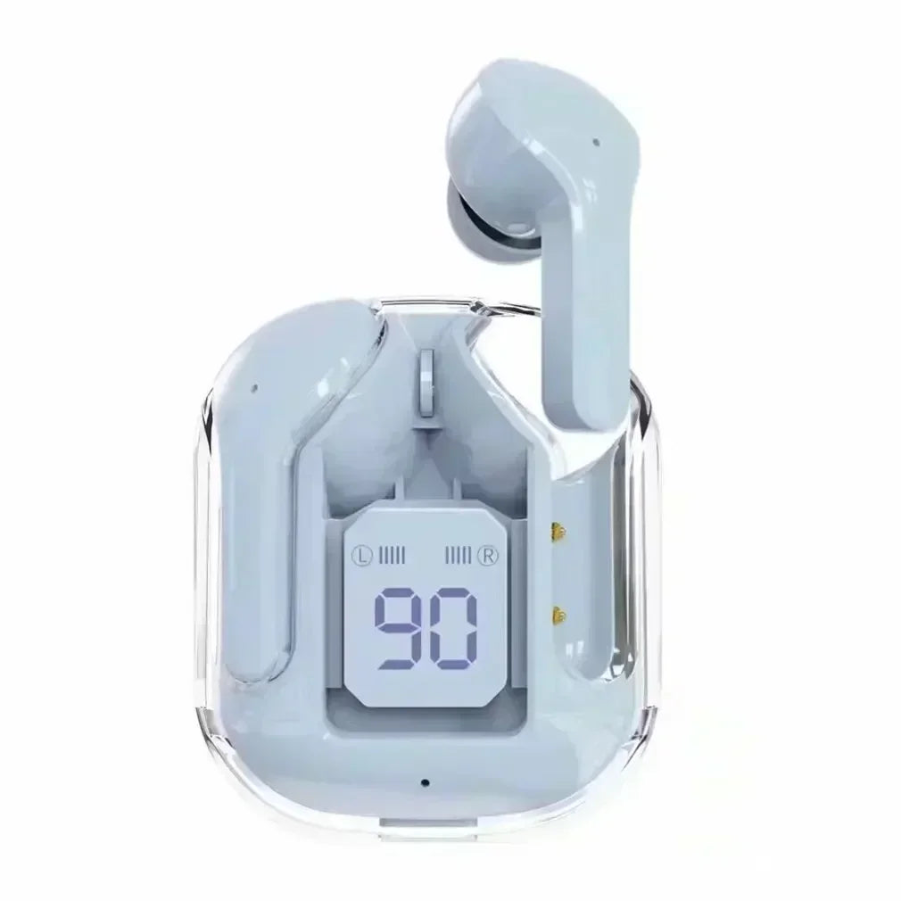 Original T2 Bluetooth Earbuds – Transparent Wireless Earbuds with HIFI Sound, Bluetooth 5.3, Fast Charging, and Long Battery Life